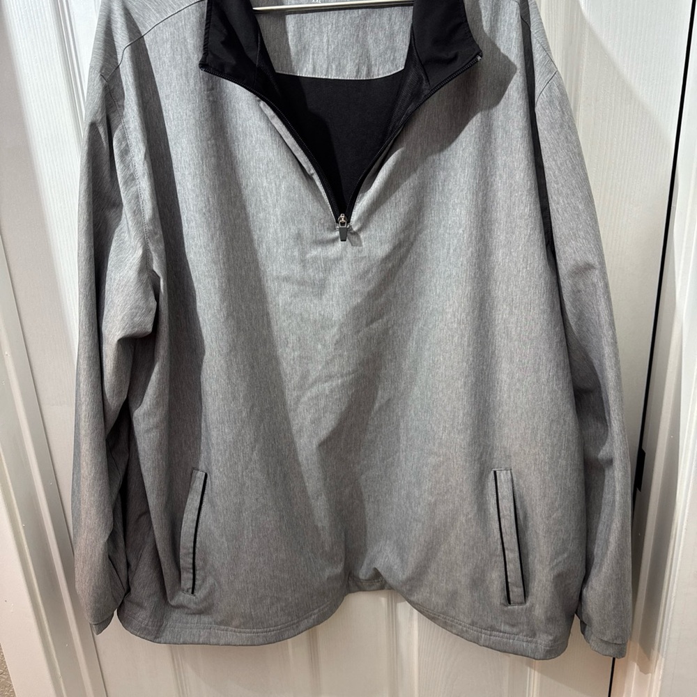 Walter Hagen Hydro Halt Gray Quarter-Zip Pullover 2XL